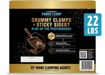 Purina Tidy Cats Performance Plus Power Clump Unscented Multi Cat Clumping Cat Litter - 22 lb. Box