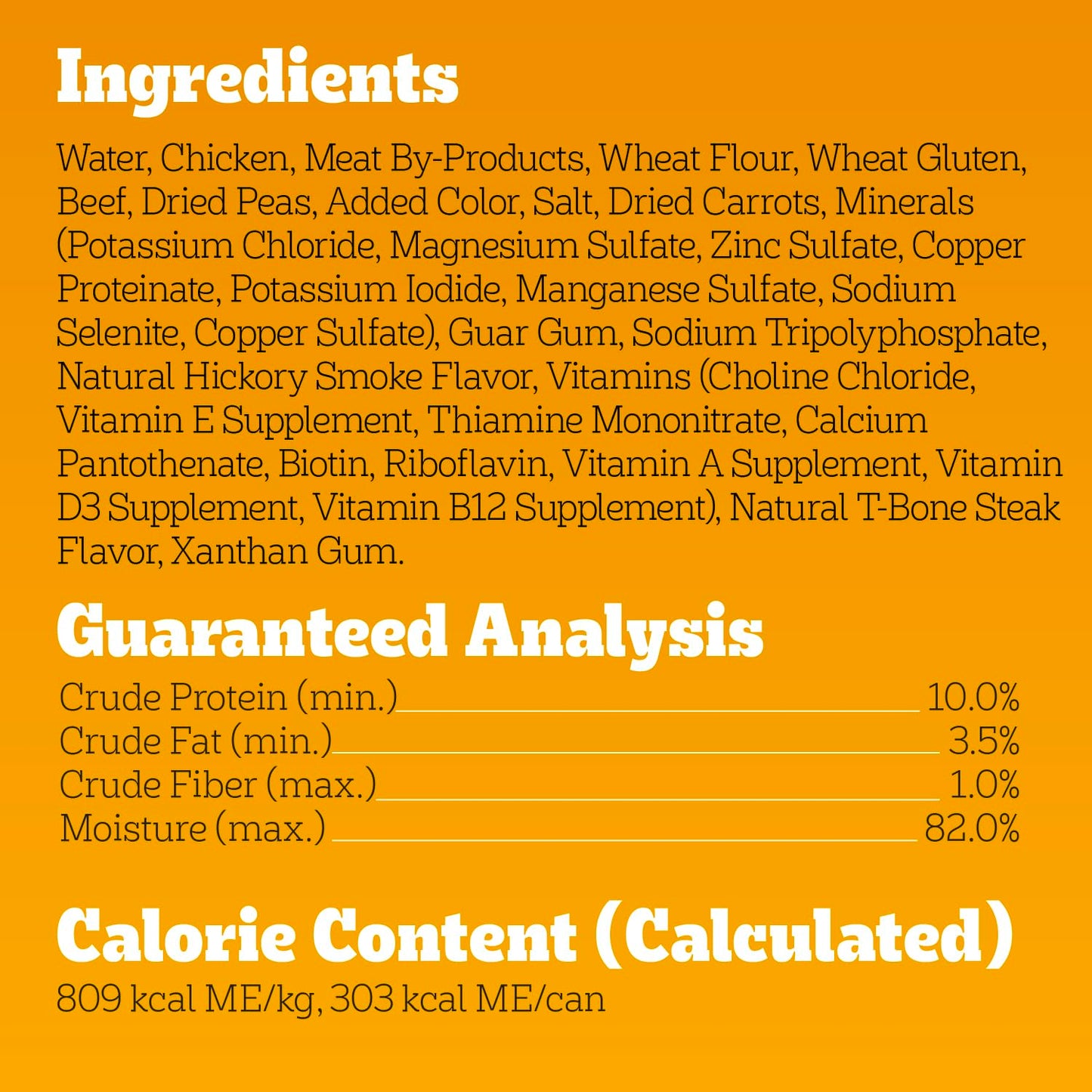 Pedigree Small Dog Tender Bites in Gravy Wet Dog Food Cans, Steak & Vegetable Flavor, 13.2 oz. Cans, 12 Count