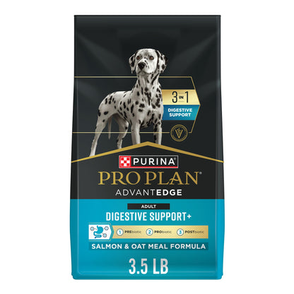 Purina Pro Plan AdvantEDGE Digestive Support Plus Salmon and Oat Meal Formula Adult Dry Dog Food - 22 lb Bag