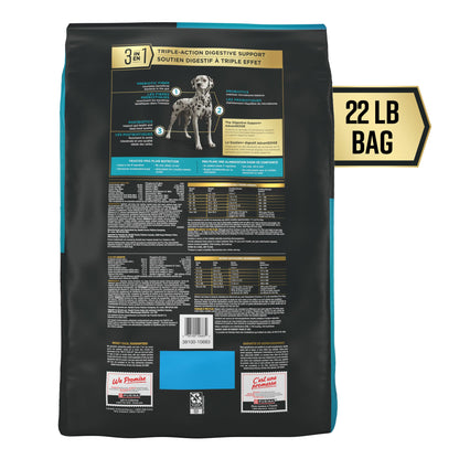Purina Pro Plan AdvantEDGE Digestive Support Plus Salmon and Oat Meal Formula Adult Dry Dog Food - 22 lb Bag
