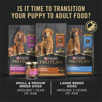 Purina Pro Plan Sport High Protein Wet Puppy Food Beef and Rice Entree and Chicken and Rice Entree Variety Pack - (Pack of 12) 13 oz. Cans