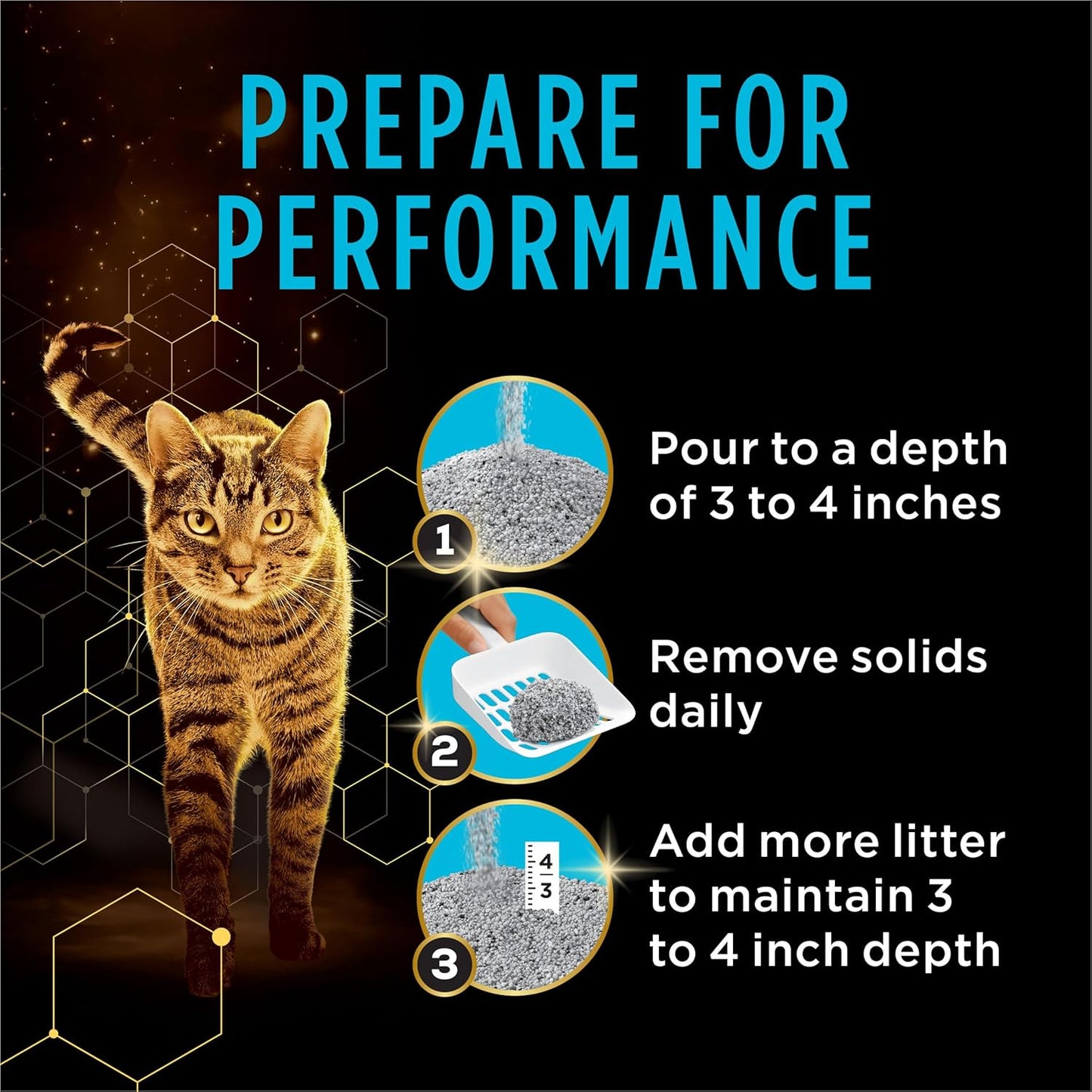 Purina Tidy Cats Performance Plus Power Clump Unscented Multi Cat Clumping Cat Litter - 22 lb. Box