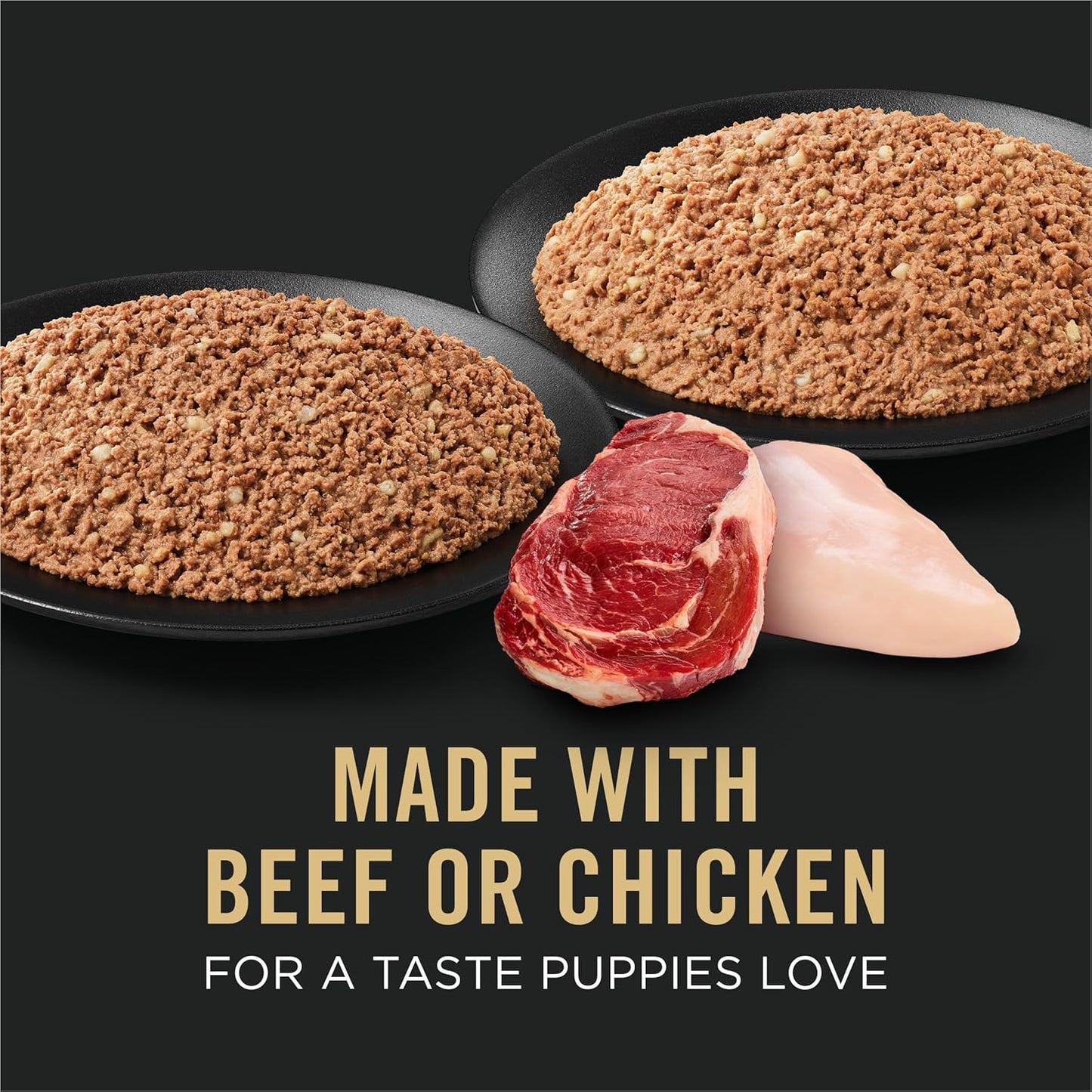Purina Pro Plan Sport High Protein Wet Puppy Food Beef and Rice Entree and Chicken and Rice Entree Variety Pack - (Pack of 12) 13 oz. Cans