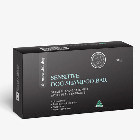Solid Dog Shampoo Bar (Sensitive): Oatmeal, Lavender & Geranium