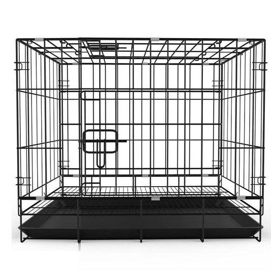 Bold Foldable Dog Pet Cage: Secure Enclosure For Your Furry Friend