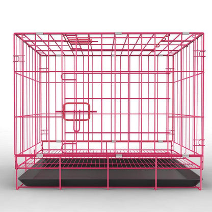 Bold Foldable Dog Pet Cage: Secure Enclosure For Your Furry Friend